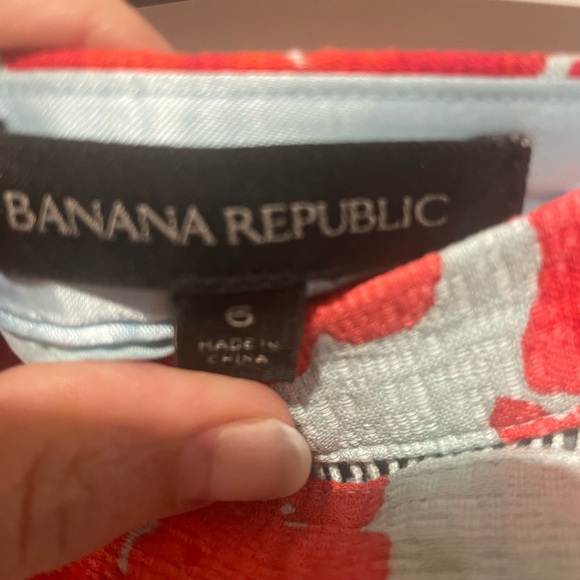 Banana Republic Bold Floral Flare Skirt - Picture 2 of 2